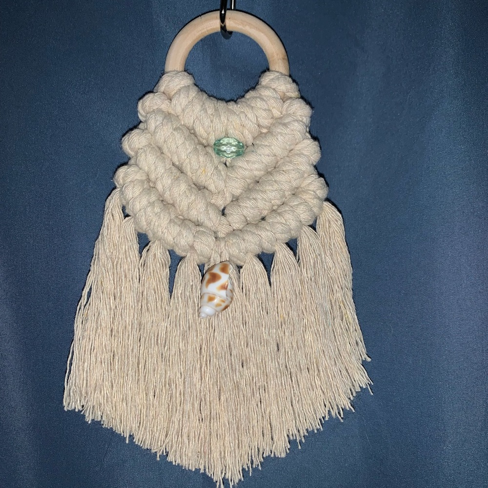 Handmade Macrame decor 8”